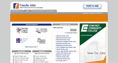 Desktop Screenshot of facultyjobs.net